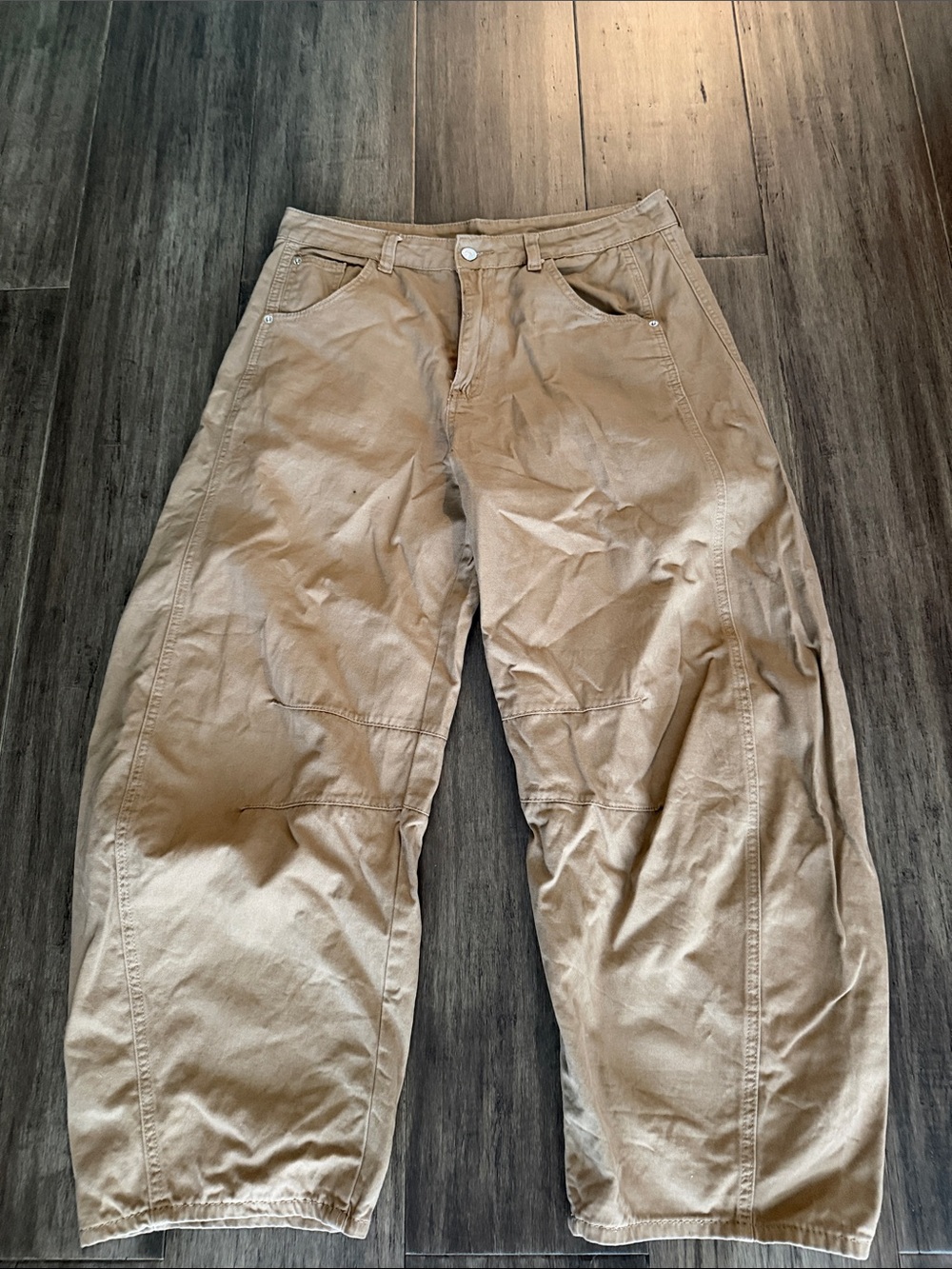 Women’s Workwear Carpenter/balloon Pants in Tan